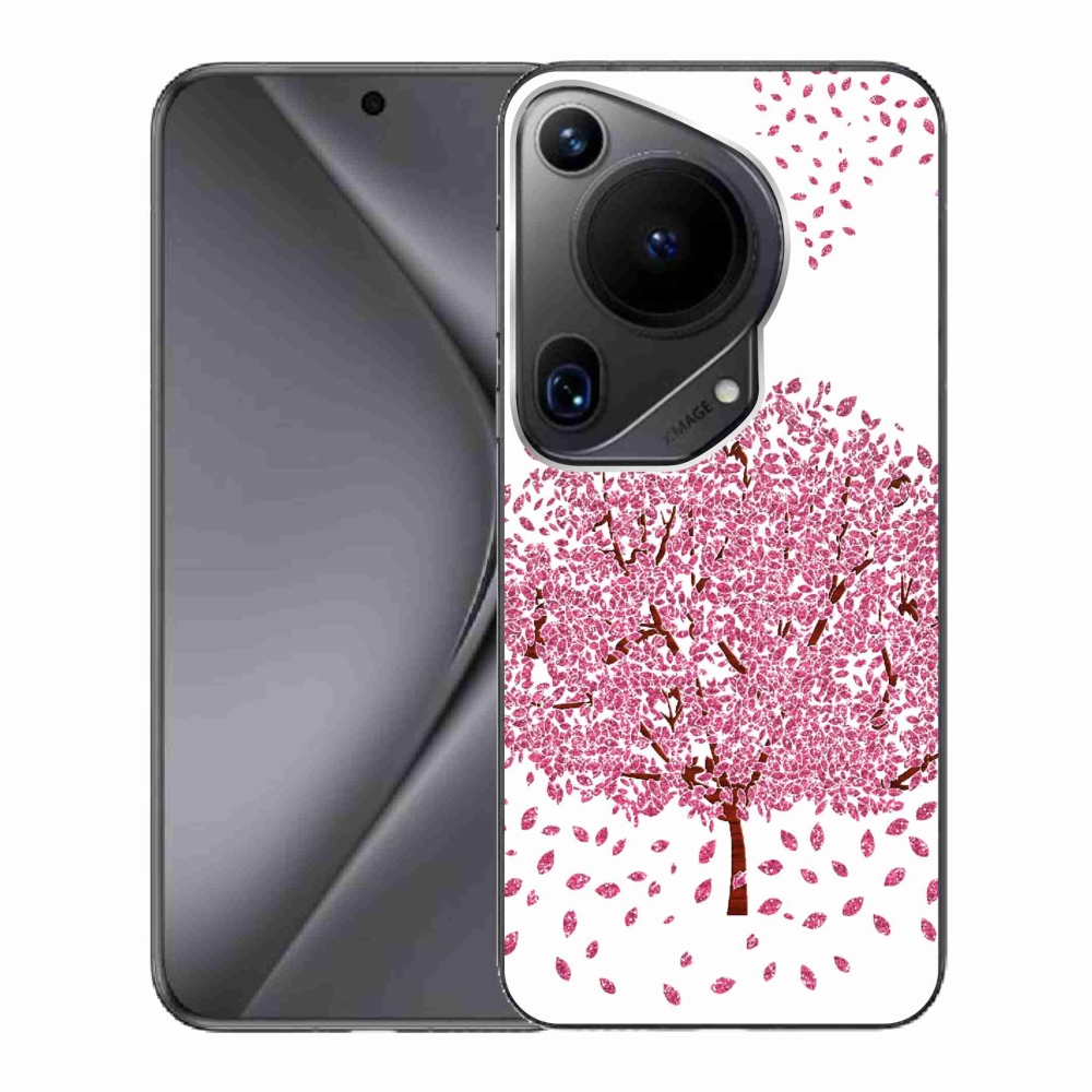 Gelový kryt mmCase na Huawei Pura 70 Ultra - kreslený strom s listy