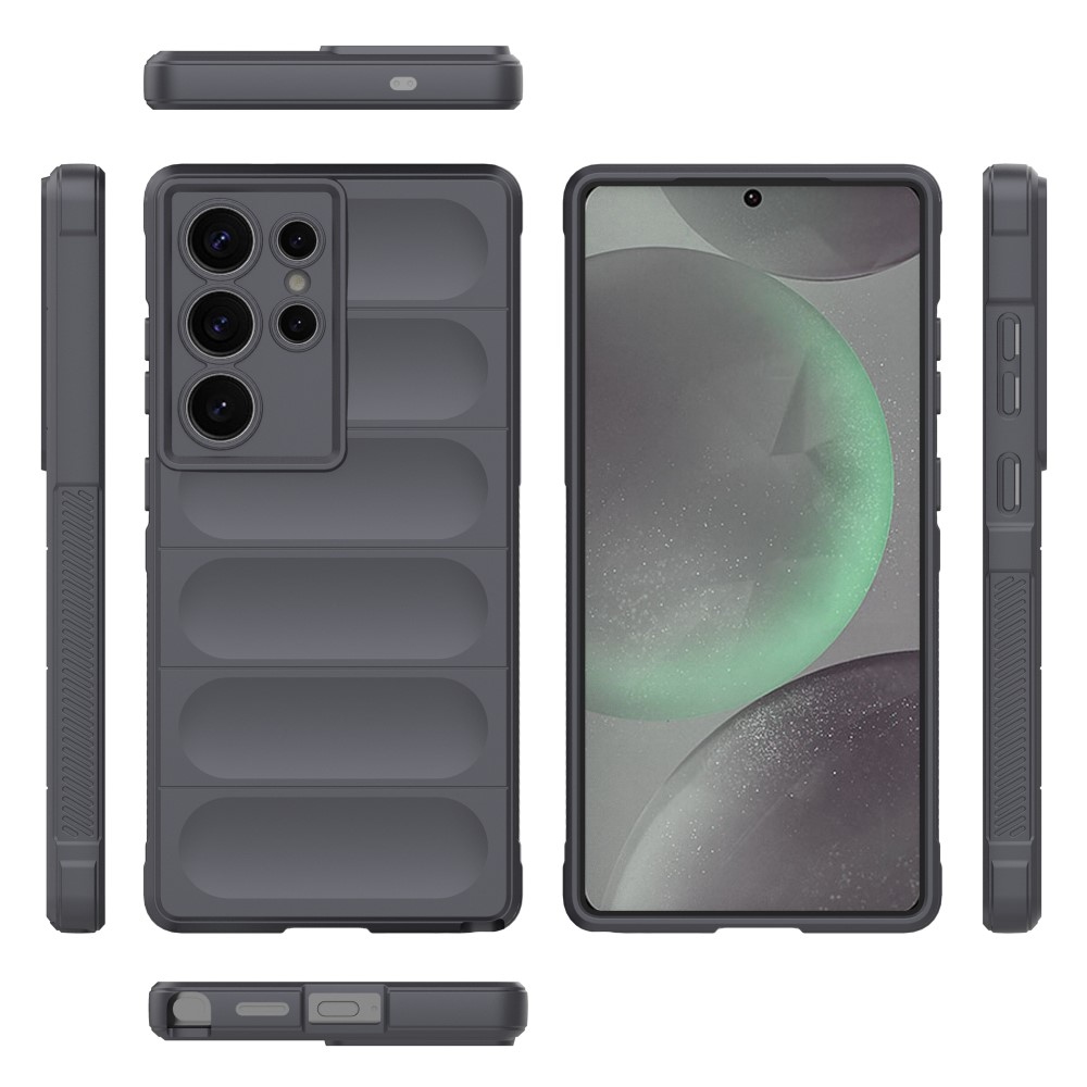 Rugg odolný gelový obal na Samsung Galaxy S25 Ultra - tmavěšedý