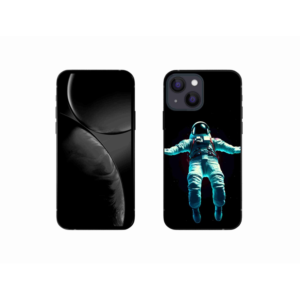 Gelový kryt mmCase na iPhone 13 mini - kosmonaut