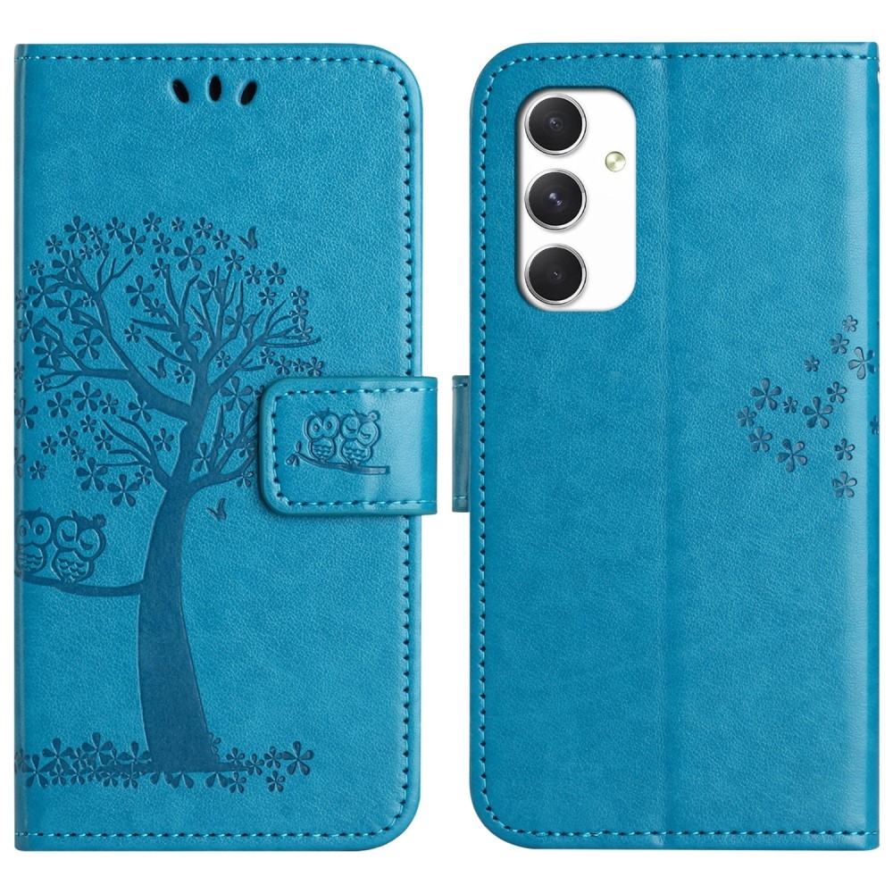 Tree knížkové pouzdro na Samsung Galaxy A16 4G/5G - modré