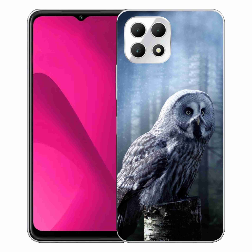 Gelový kryt mmCase na T-Mobile T Phone 2 - sova