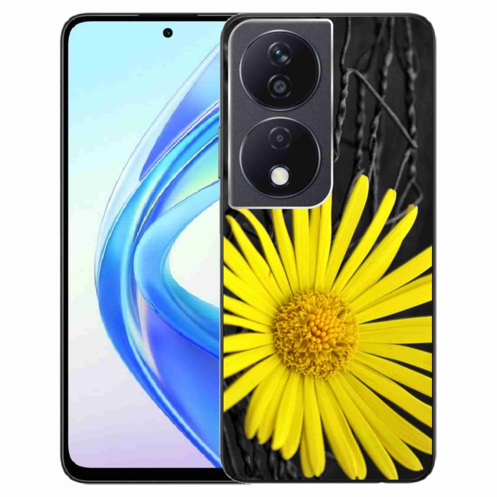 Gelový kryt mmCase na Honor X7b/Honor 90 Smart - žlutá květina
