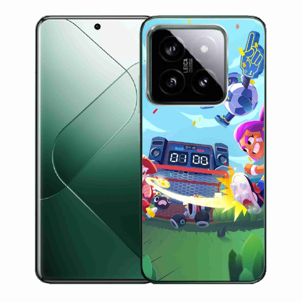 Gelový kryt mmCase na Xiaomi 14 - brawl stars 1