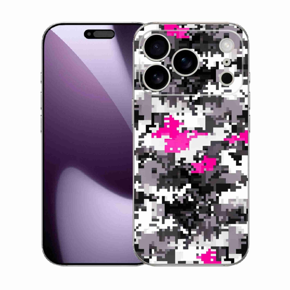 Gelový kryt mmCase na iPhone 17 Pro - maskáčový vzor 4