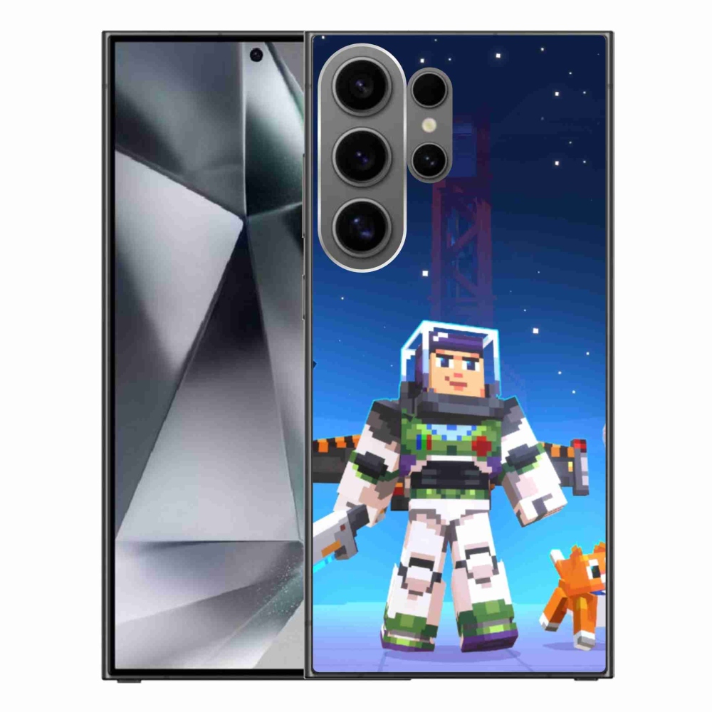 Gelový kryt mmCase na Samsung Galaxy S24 Ultra - minecraft 2