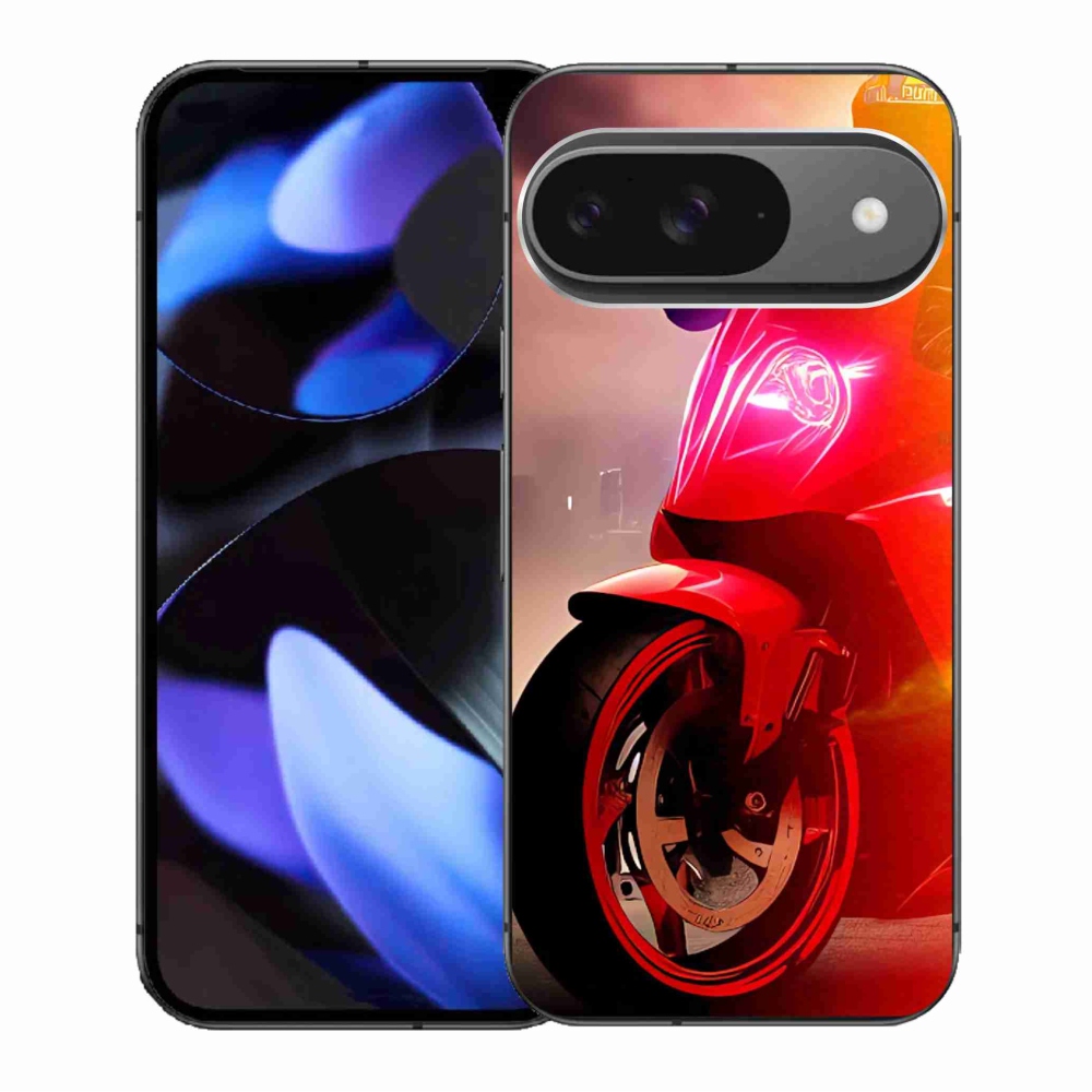 Gelový kryt mmCase na Google Pixel 9/9 Pro - motorka