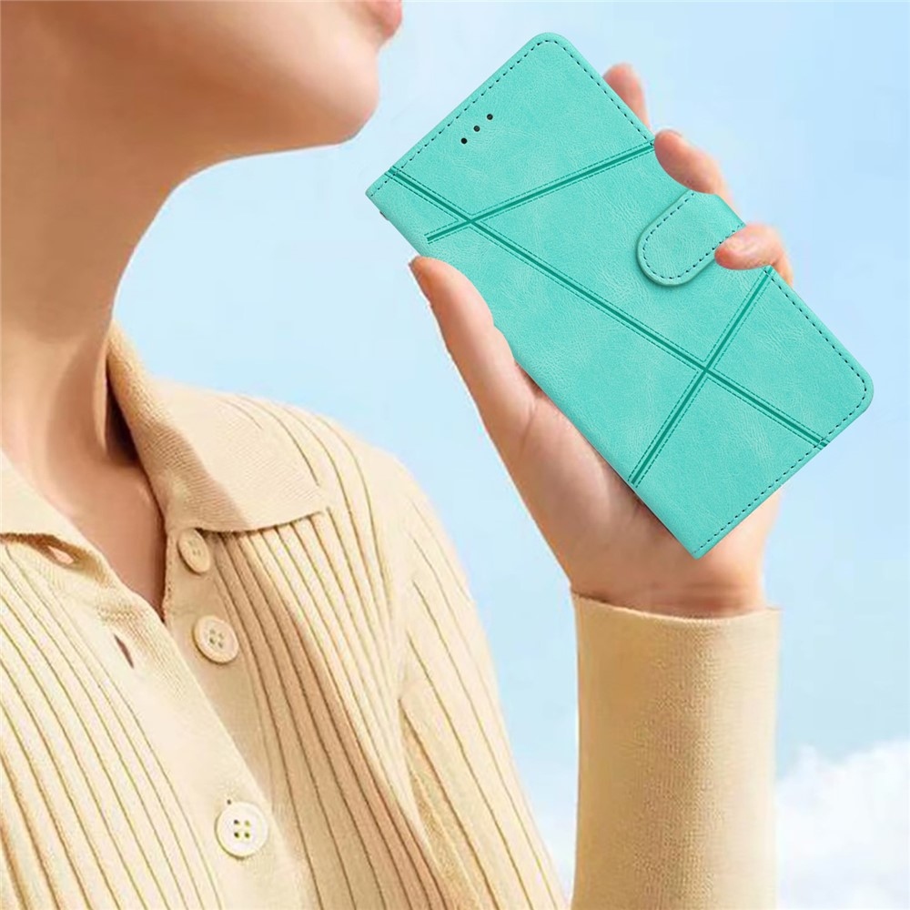 Line knížkové pouzdro na Xiaomi 15T Pro - zelené