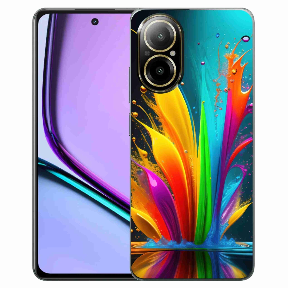 Gelový kryt mmCase na Realme C67 - abstraktní motiv 1