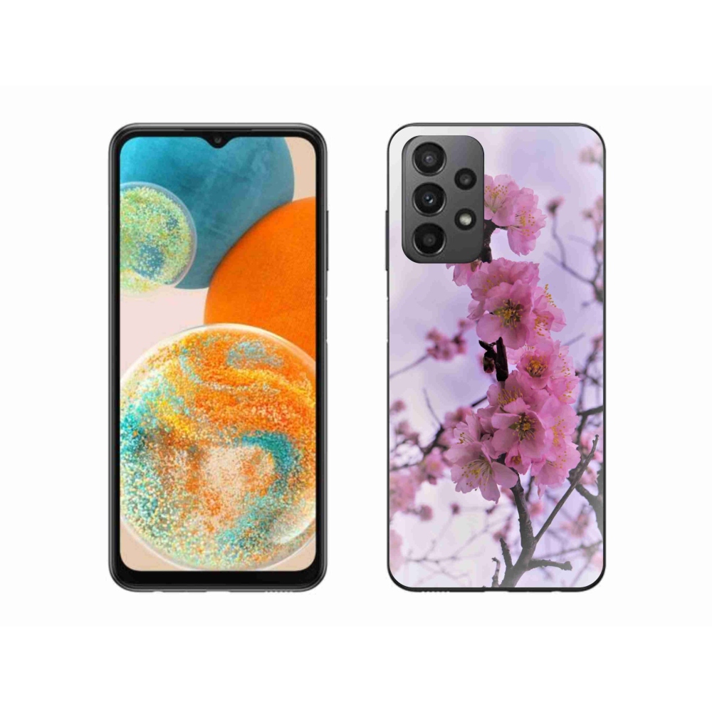 Gelový kryt mmCase na Samsung Galaxy A23 4G/5G - květiny 7