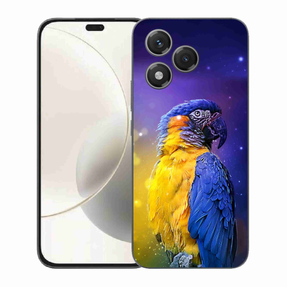 Gelový kryt mmCase na Honor 400 Lite - papoušek ara 1