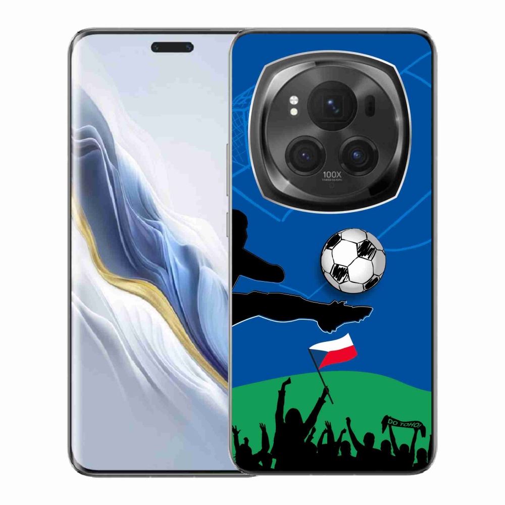 Gelový kryt mmCase na Honor Magic 6 Pro 5G - fanoušci fotbalu
