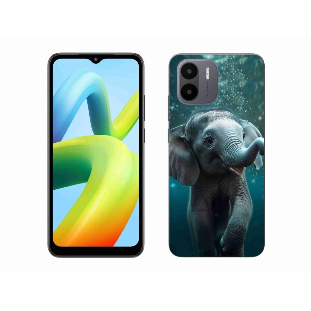 Gelový kryt mmCase na Xiaomi Redmi A1/Redmi A2 - slůně pod vodou
