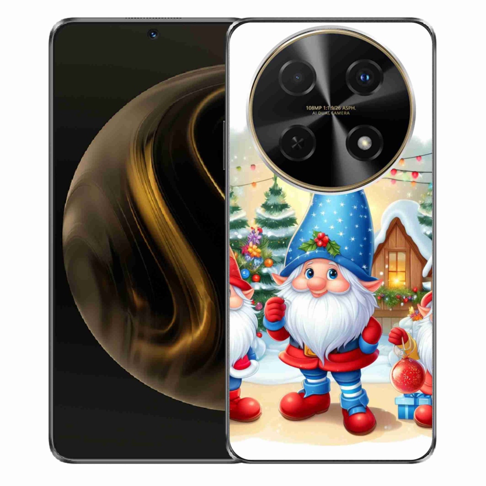 Gelový kryt mmCase na Huawei Nova 12i - vánoční skřítci