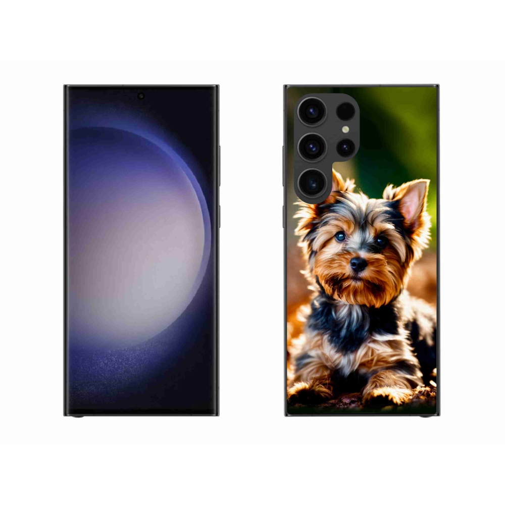 Gelový kryt mmCase na Samsung Galaxy S23 Ultra 5G - jorkšír 10