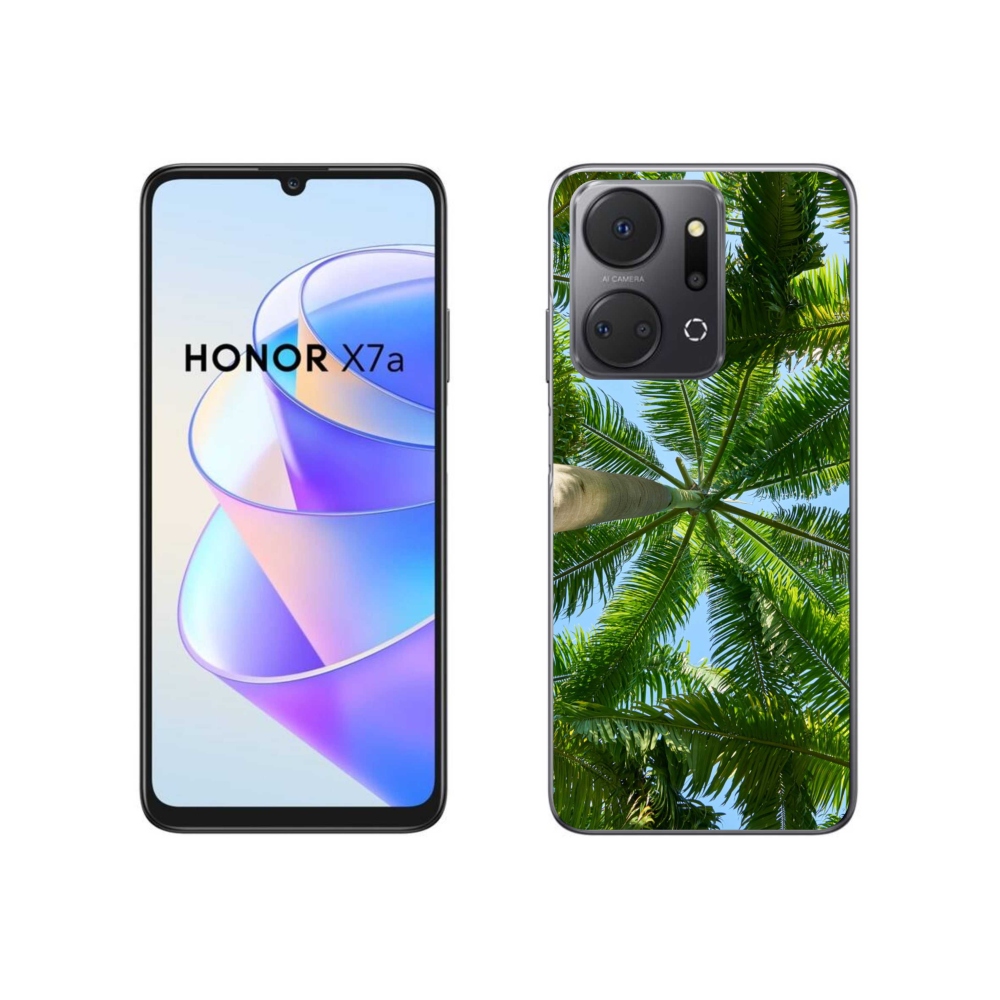 Gelový kryt mmCase na Honor X7a - palmy