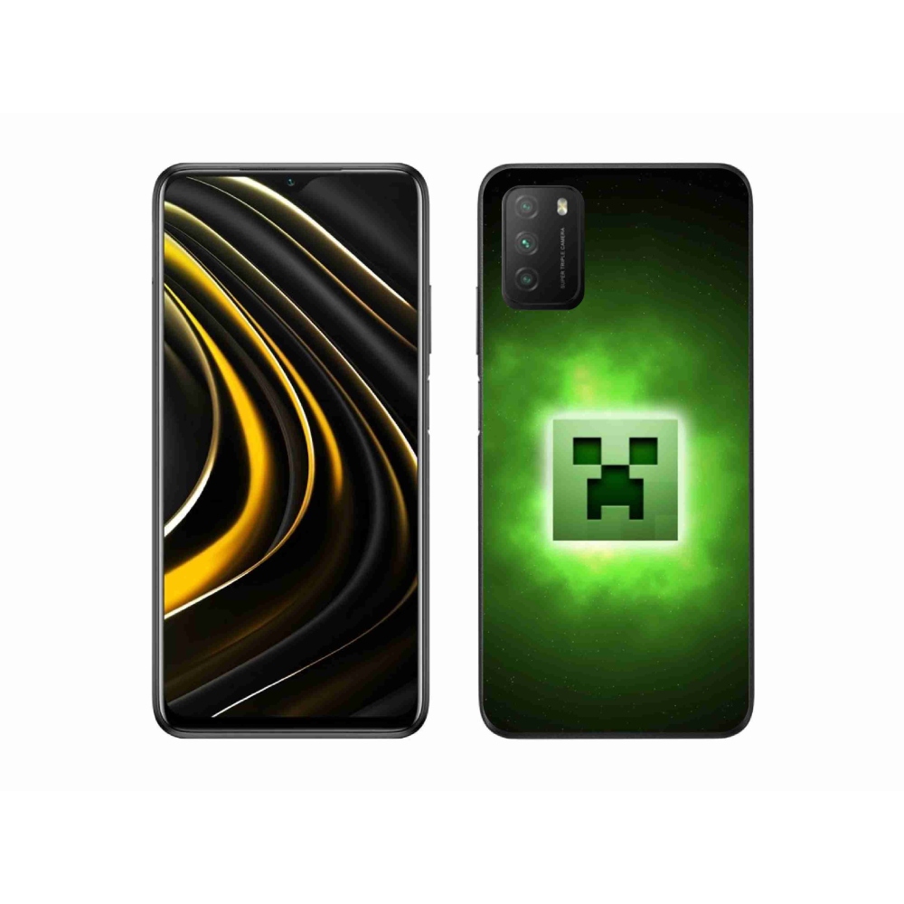Gelový kryt mmCase na Xiaomi Poco M3 - minecraft