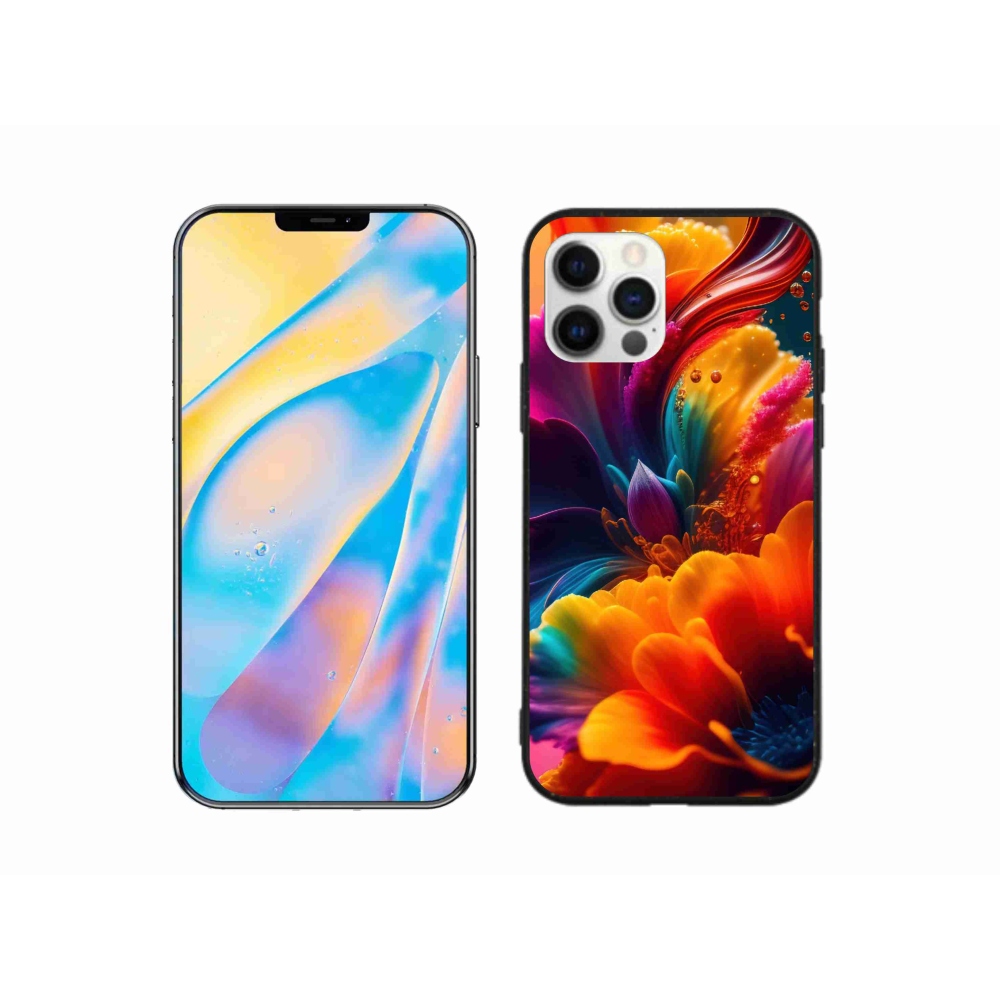 Gelový kryt mmCase na iPhone 12 Pro - abstraktní motiv 2