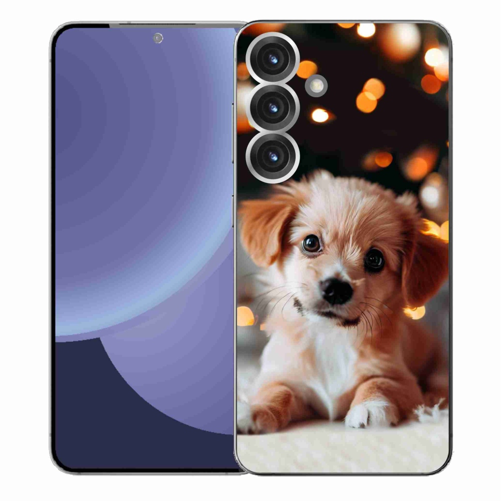Gelový kryt mmCase na Samsung Galaxy S25+ - štěňátko