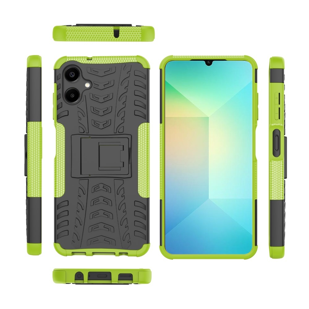 Kick odolný kryt na Samsung Galaxy A06 4G - zelený