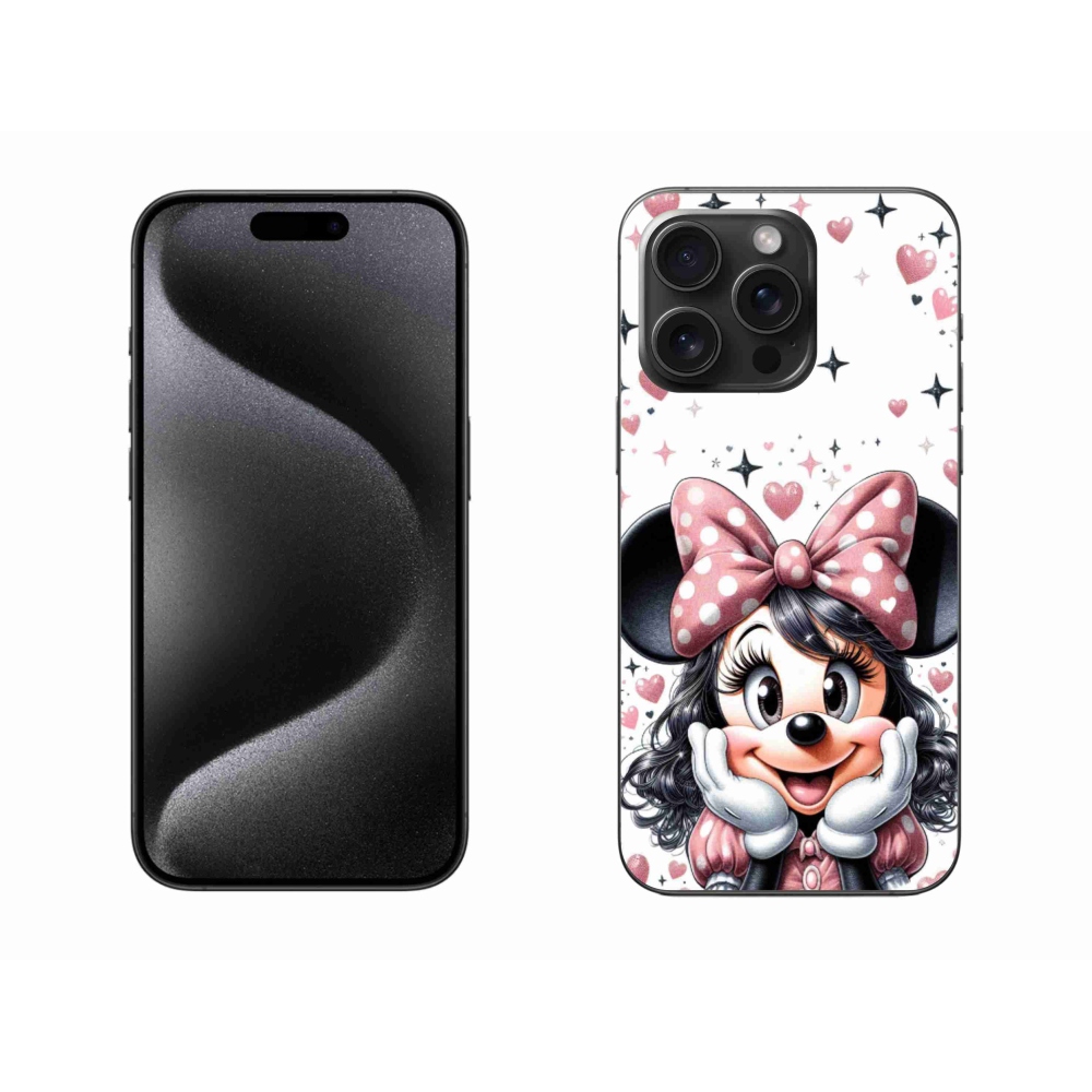 Gelový kryt mmCase na iPhone 15 Pro Max - minnie