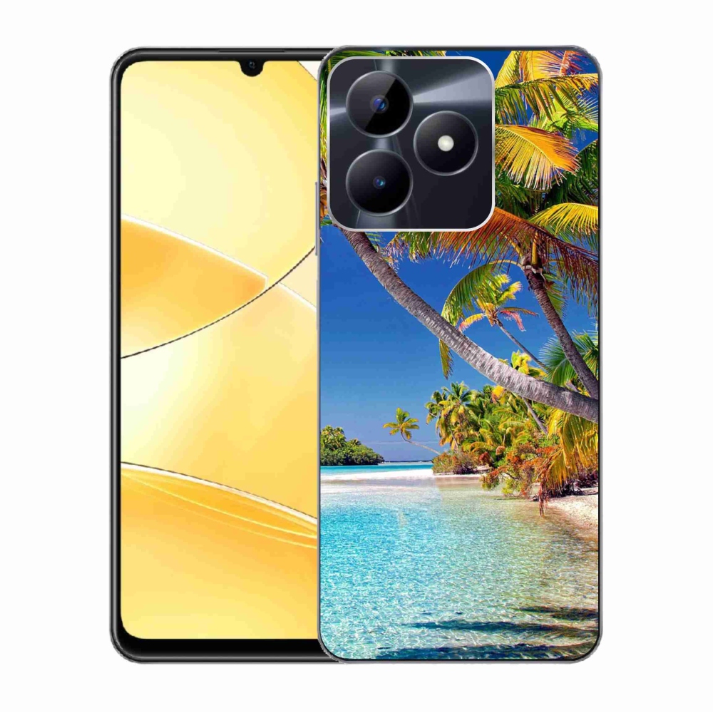 Gelový obal mmCase na Realme C51/C53 - mořská pláž