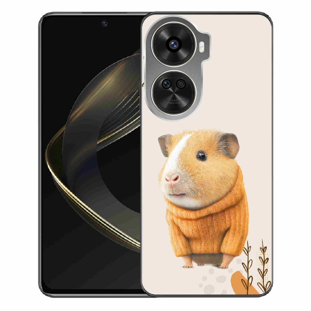 Gelový kryt mmCase na Huawei Nova 12 SE - morče ve svetru