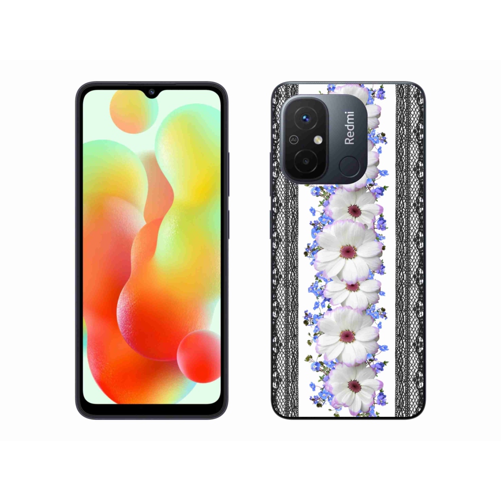 Gelový kryt mmCase na Xiaomi Redmi 12C - květiny 8
