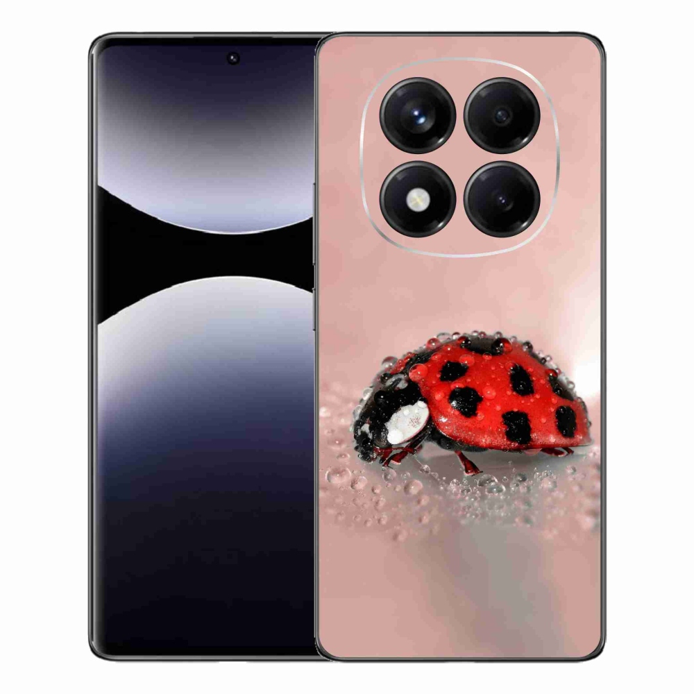 Gelový kryt mmCase na Xiaomi Redmi Note 14 Pro - beruška