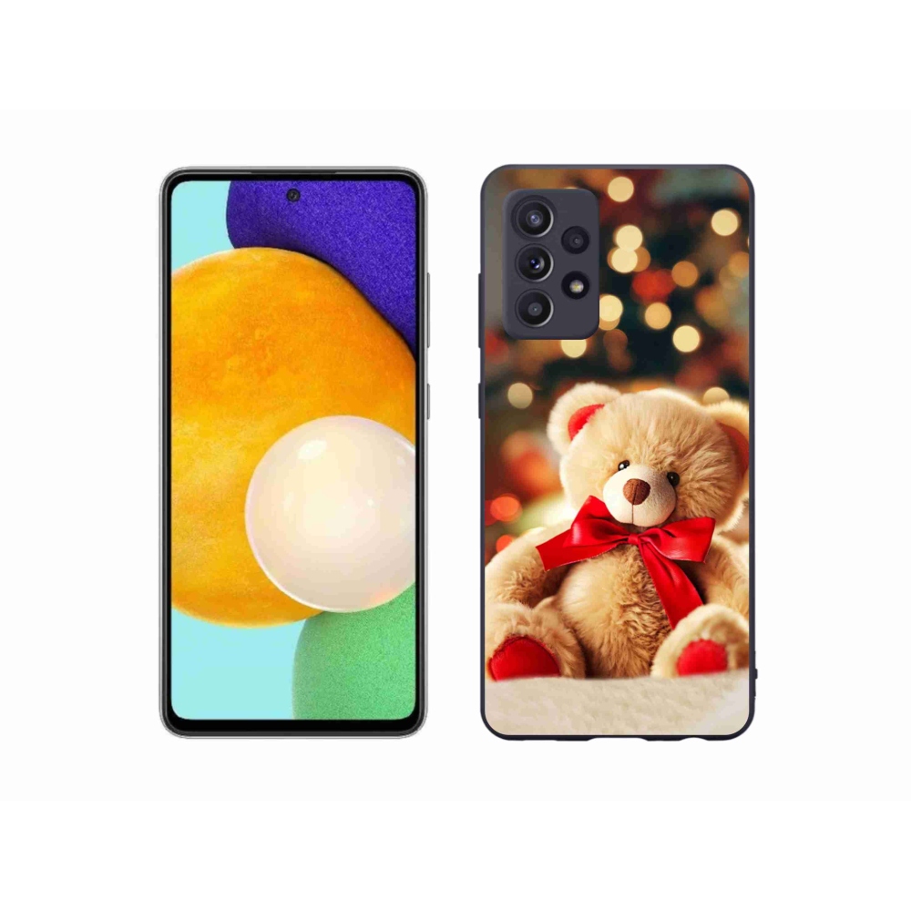 Gelový kryt mmCase na Samsung Galaxy A52/A52 5G - plyšový medvídek