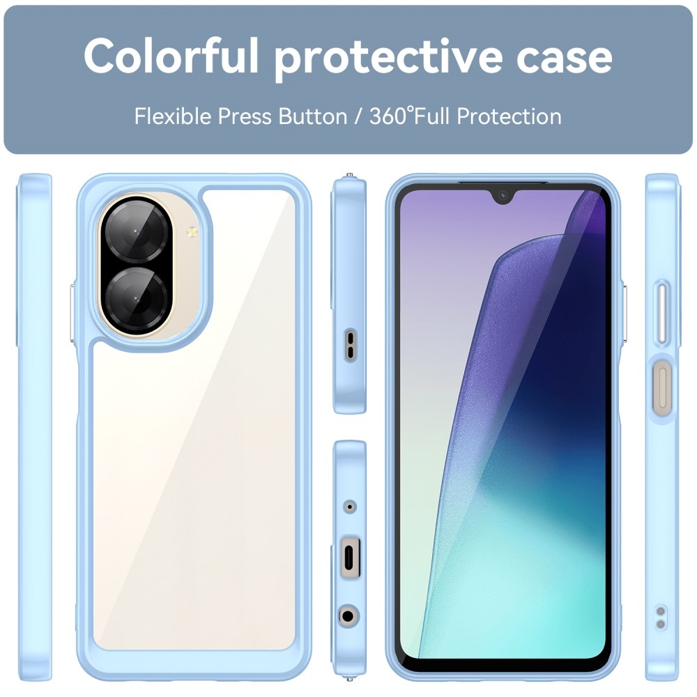 Gelový obal s pevnými zády na Xiaomi Redmi A5 (173.45x79.35x8.45mm) - modrý