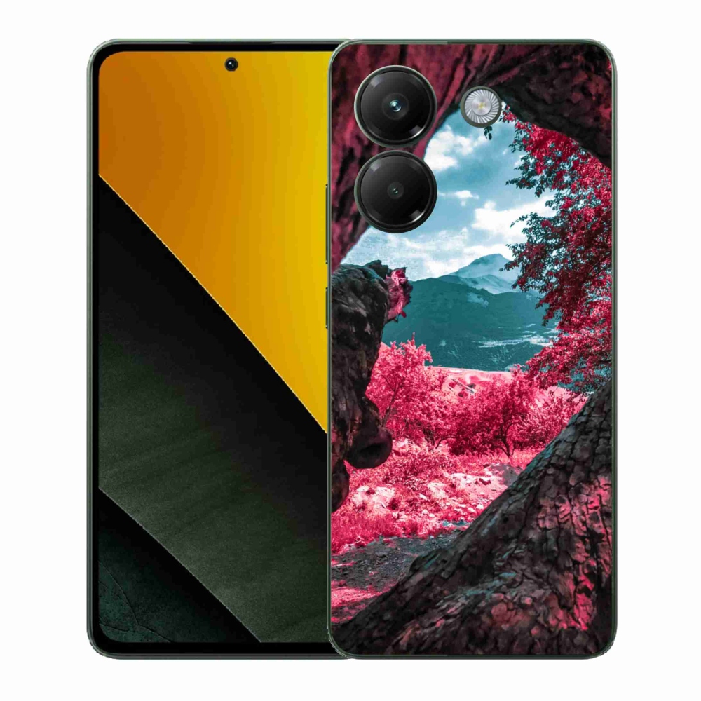 Gelový kryt mmCase na Xiaomi Poco M7 Pro 5G - výhled na hory
