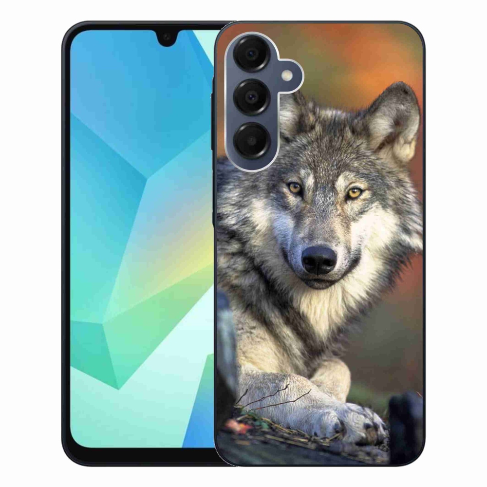 Gelový obal mmCase na Samsung Galaxy A16 4G/5G - vlk