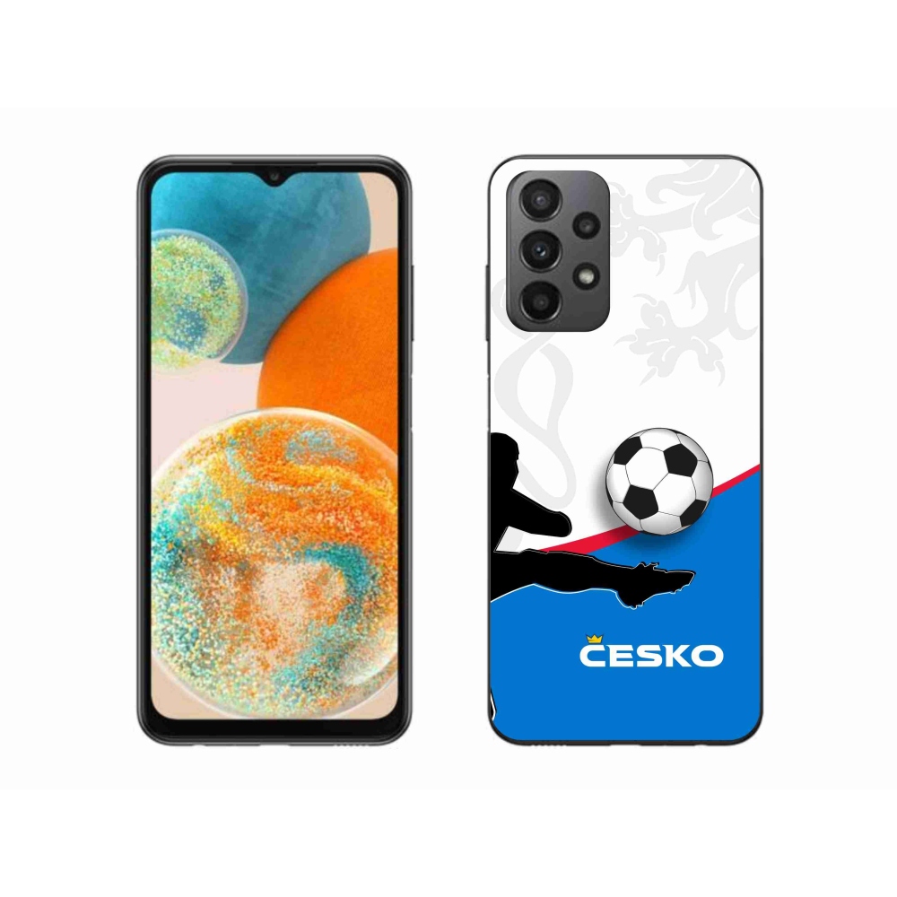 Gelový kryt mmCase na Samsung Galaxy A23 4G/5G - fotbal Česko 3