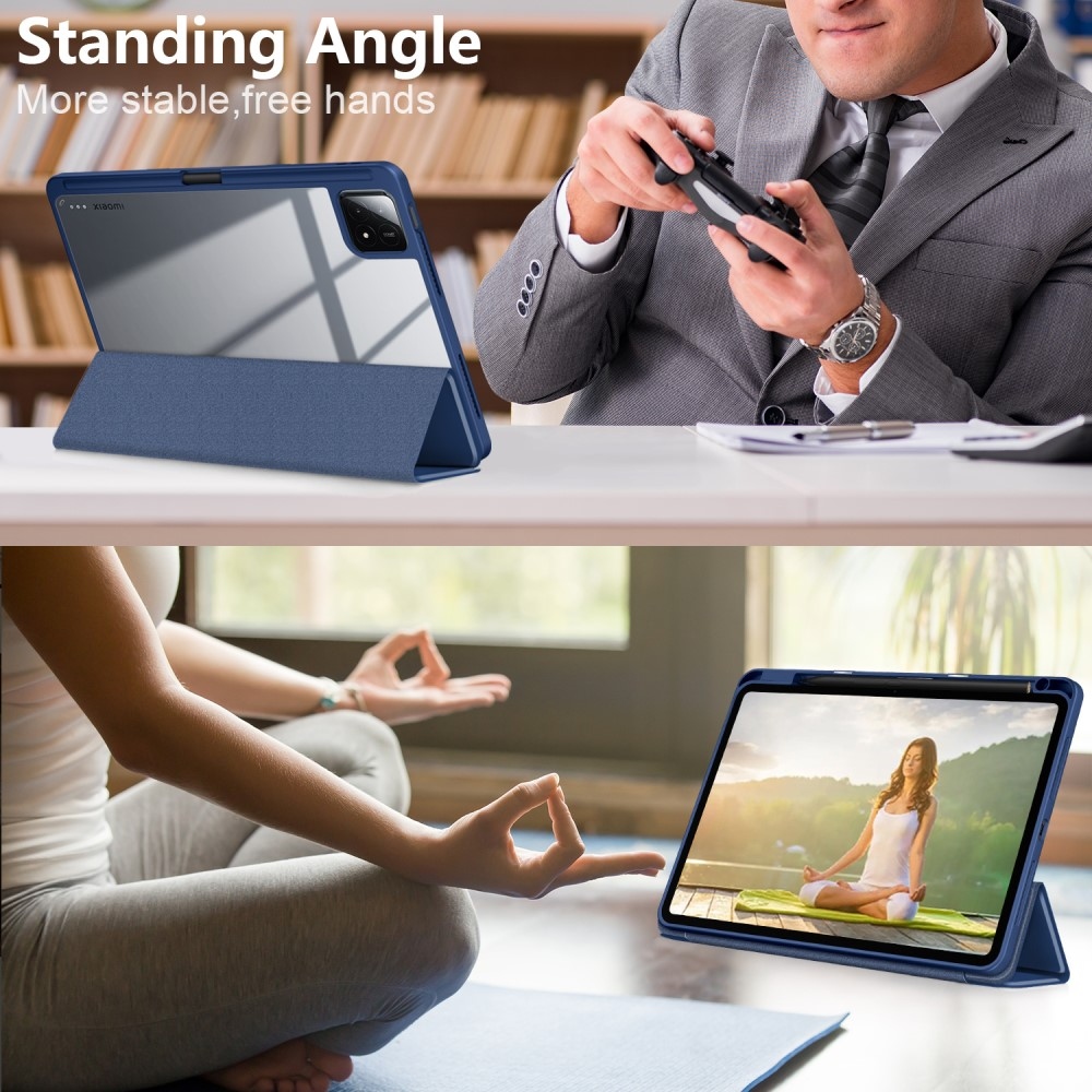 Case chytré zavírací pouzdro na tablet Xiaomi Pad 6S Pro - modré
