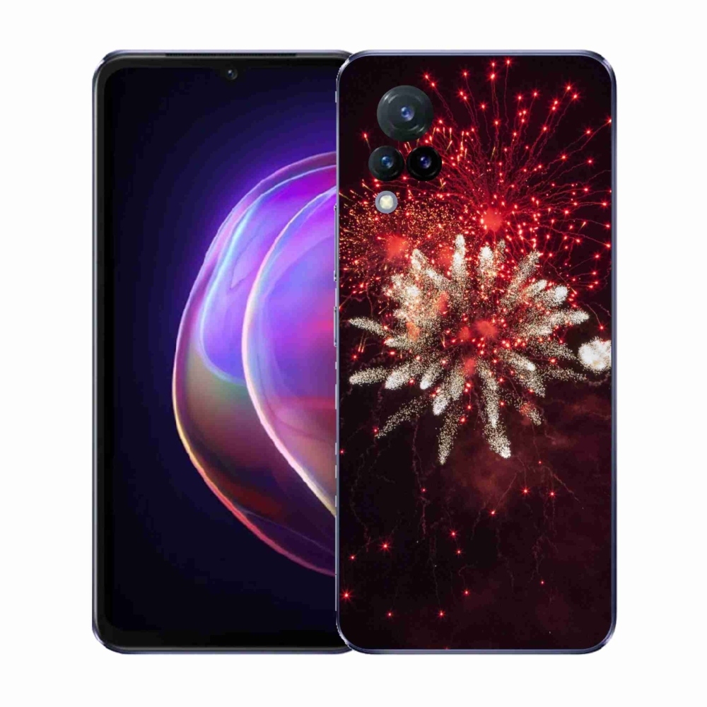Gelový kryt mmCase na Vivo V21 4G/5G - ohňostroj