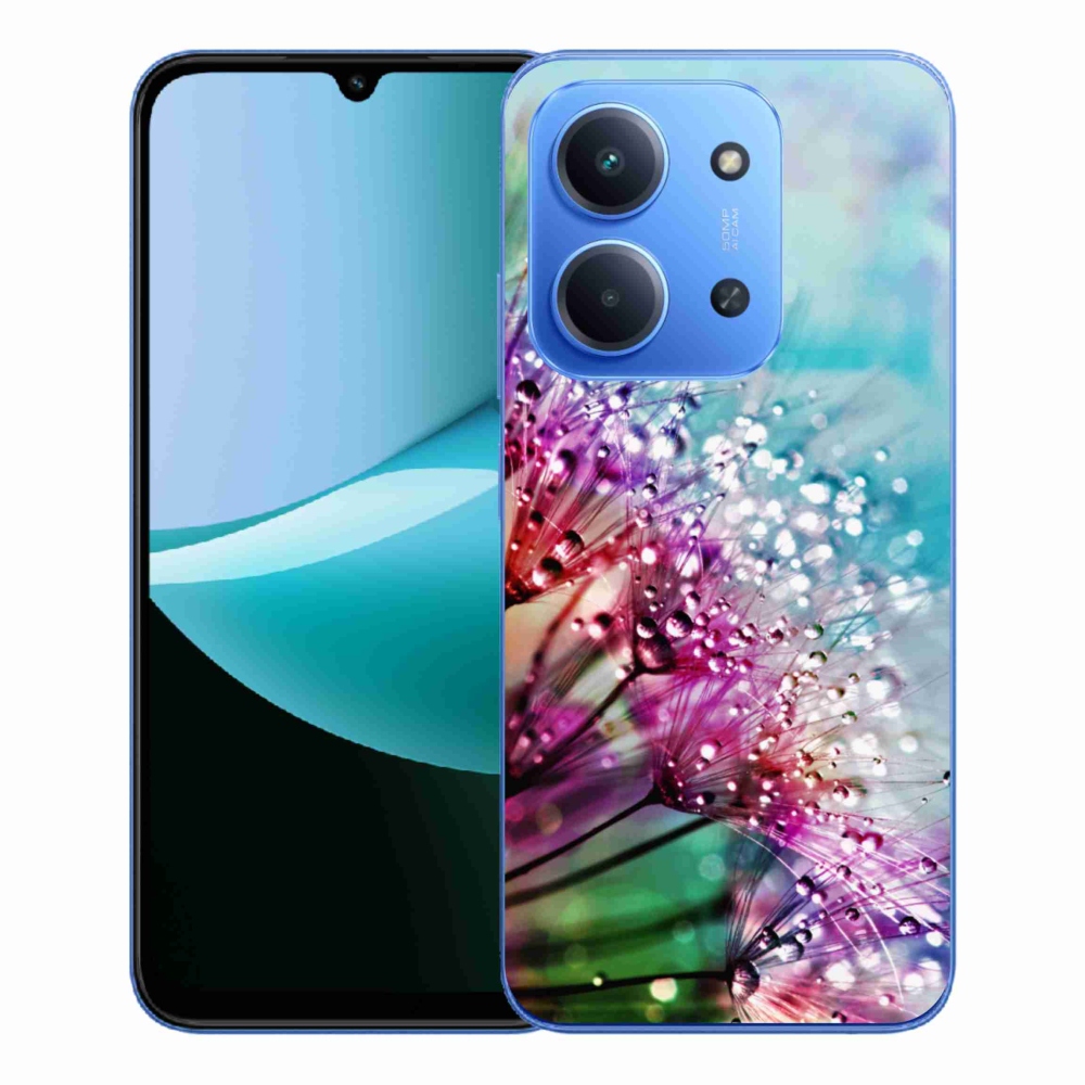 Gelový kryt mmCase na Xiaomi Redmi 15C 4G/5G (173mm) - barevné květy