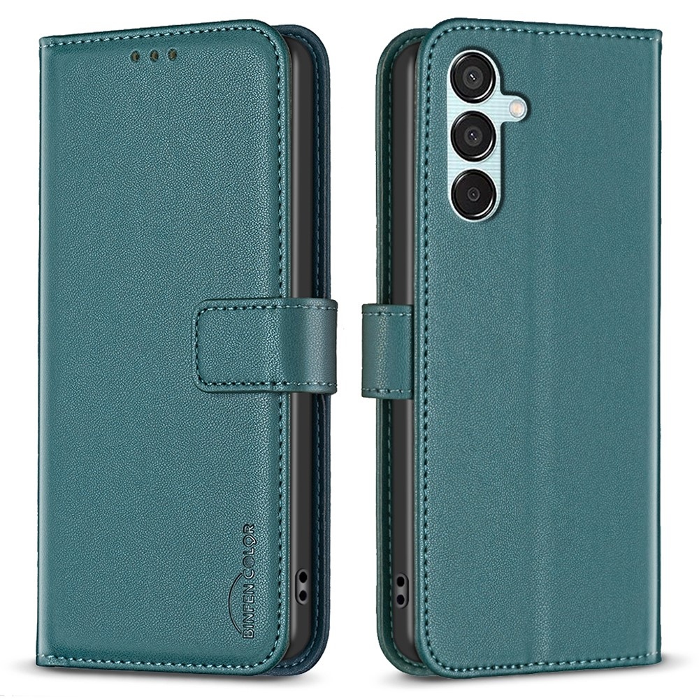 BNF knížkové pouzdro na Samsung Galaxy M15 5G - zelené