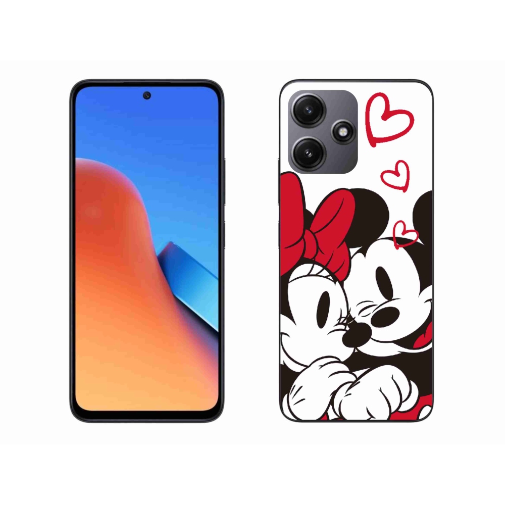 Gelový kryt mmCase na Xiaomi Redmi 12 5G - minnie a mickey