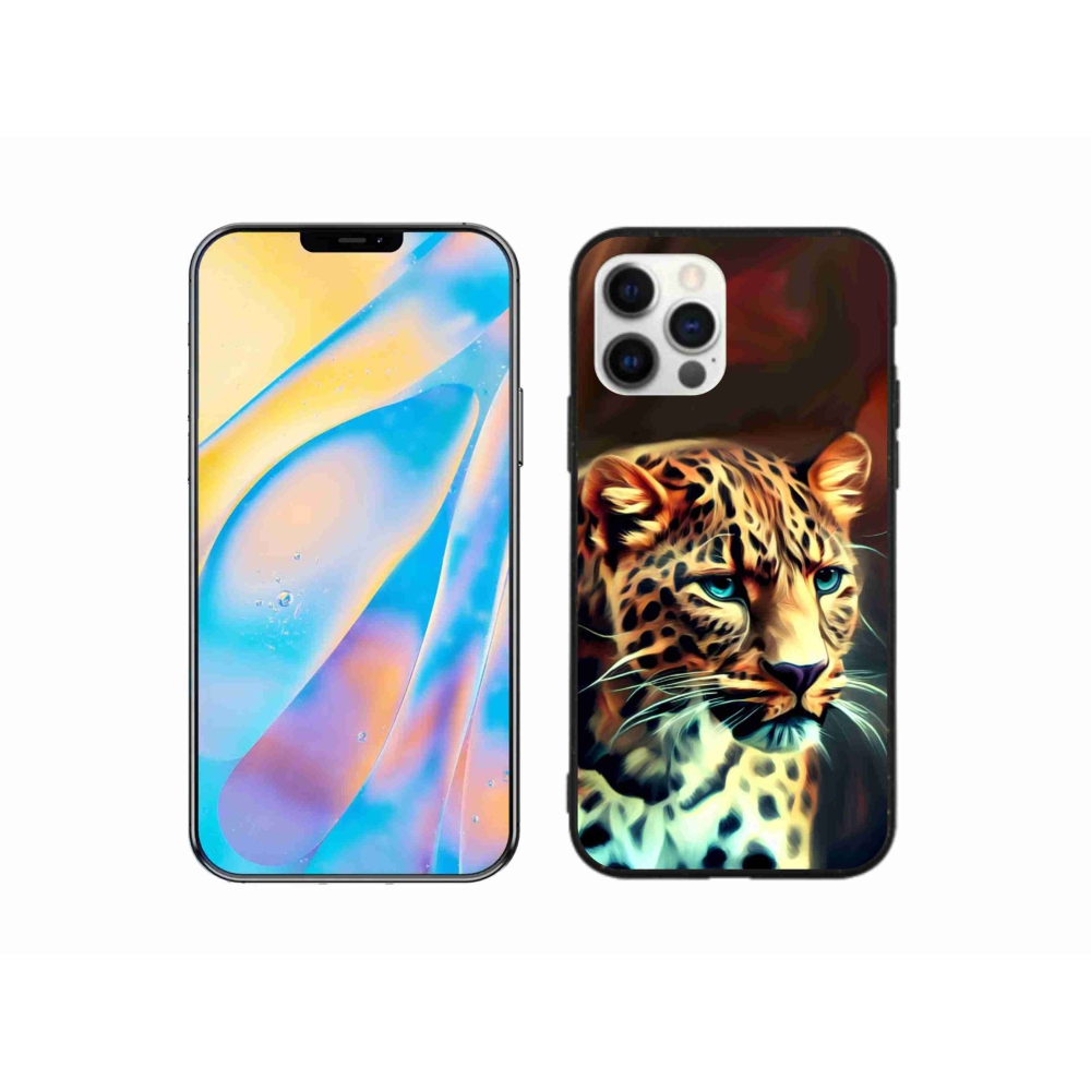 Gelový kryt mmCase na iPhone 12 Pro - leopard