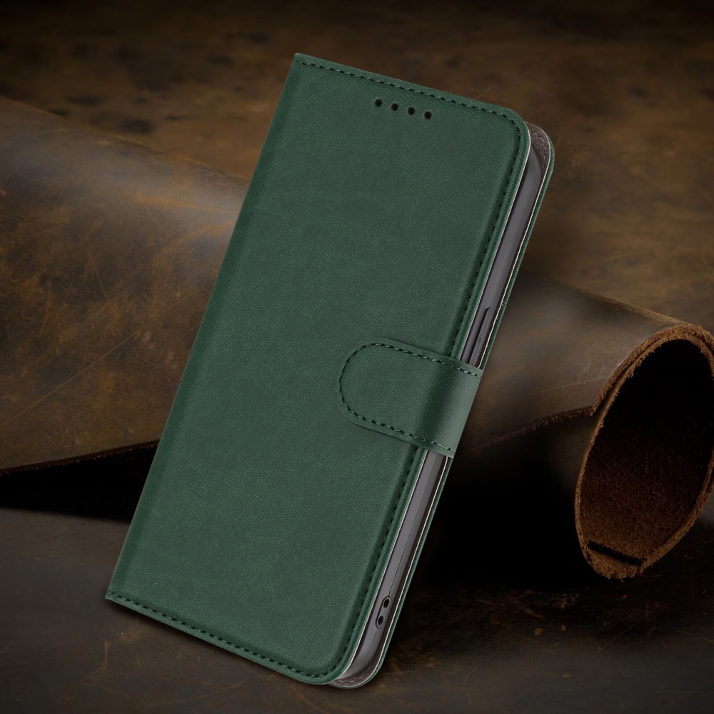 Snap knížkové pouzdro na Xiaomi Redmi 15 4G/5G (171mm) - zelené