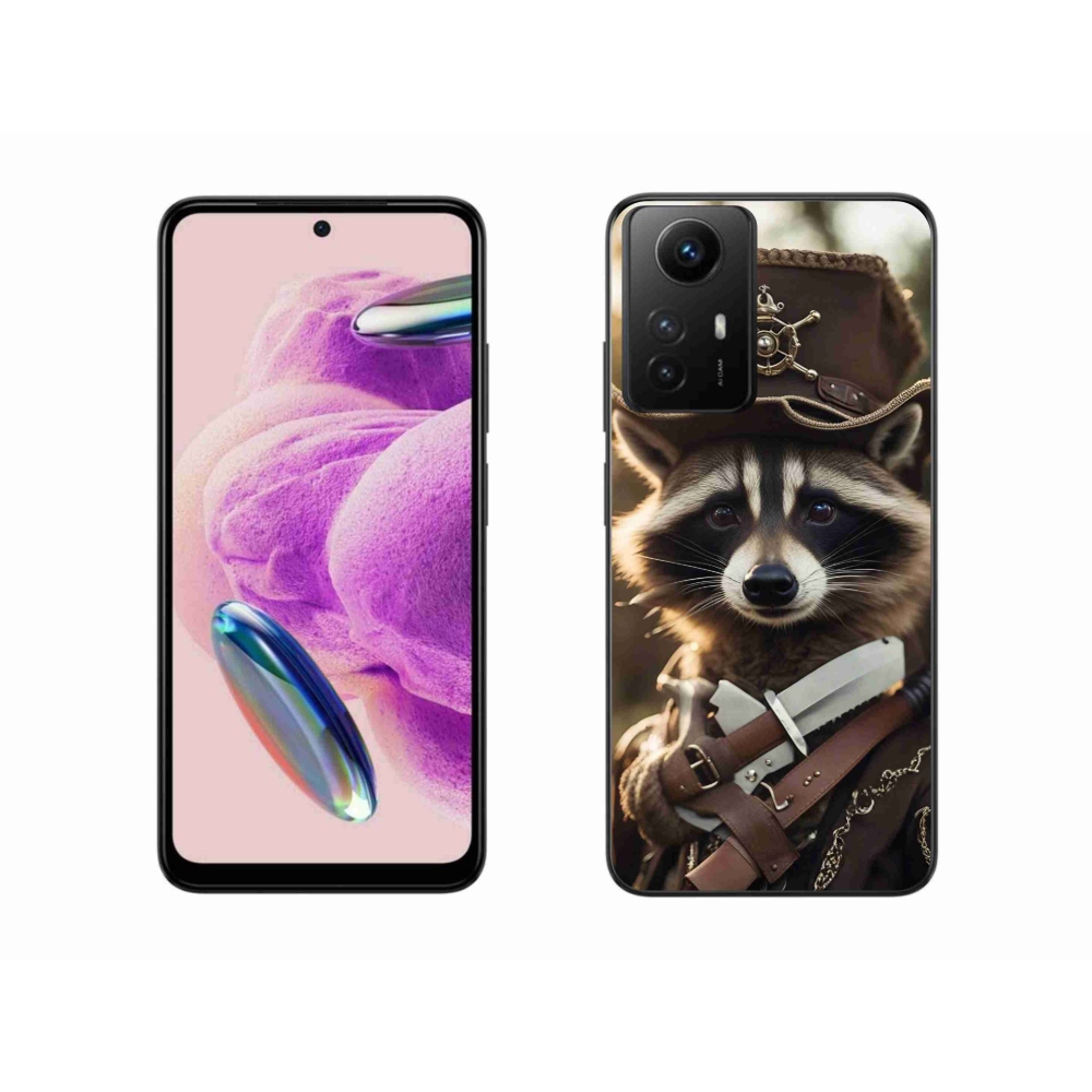 Gelový kryt mmCase na Xiaomi Redmi Note 12S - mýval v uniformě