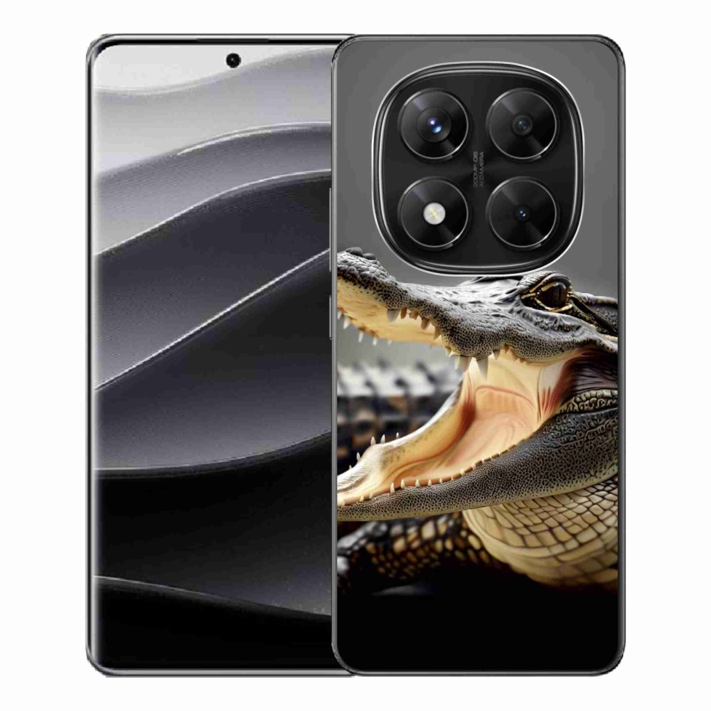 Gelový kryt mmCase na Xiaomi Redmi Note 14 Pro 5G/Poco X7 5G - krokodýl