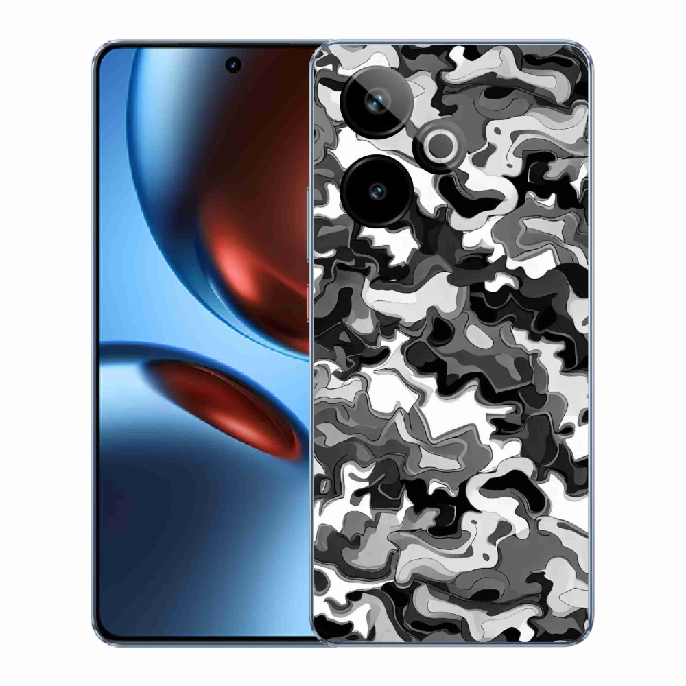 Gelový kryt mmCase na Realme GT 7 5G/GT 7T 5G - maskáčový vzor 3