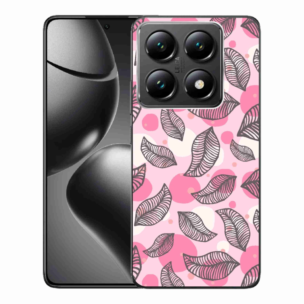 Gelový kryt mmCase na Xiaomi 14T Pro - kreslené padající listy