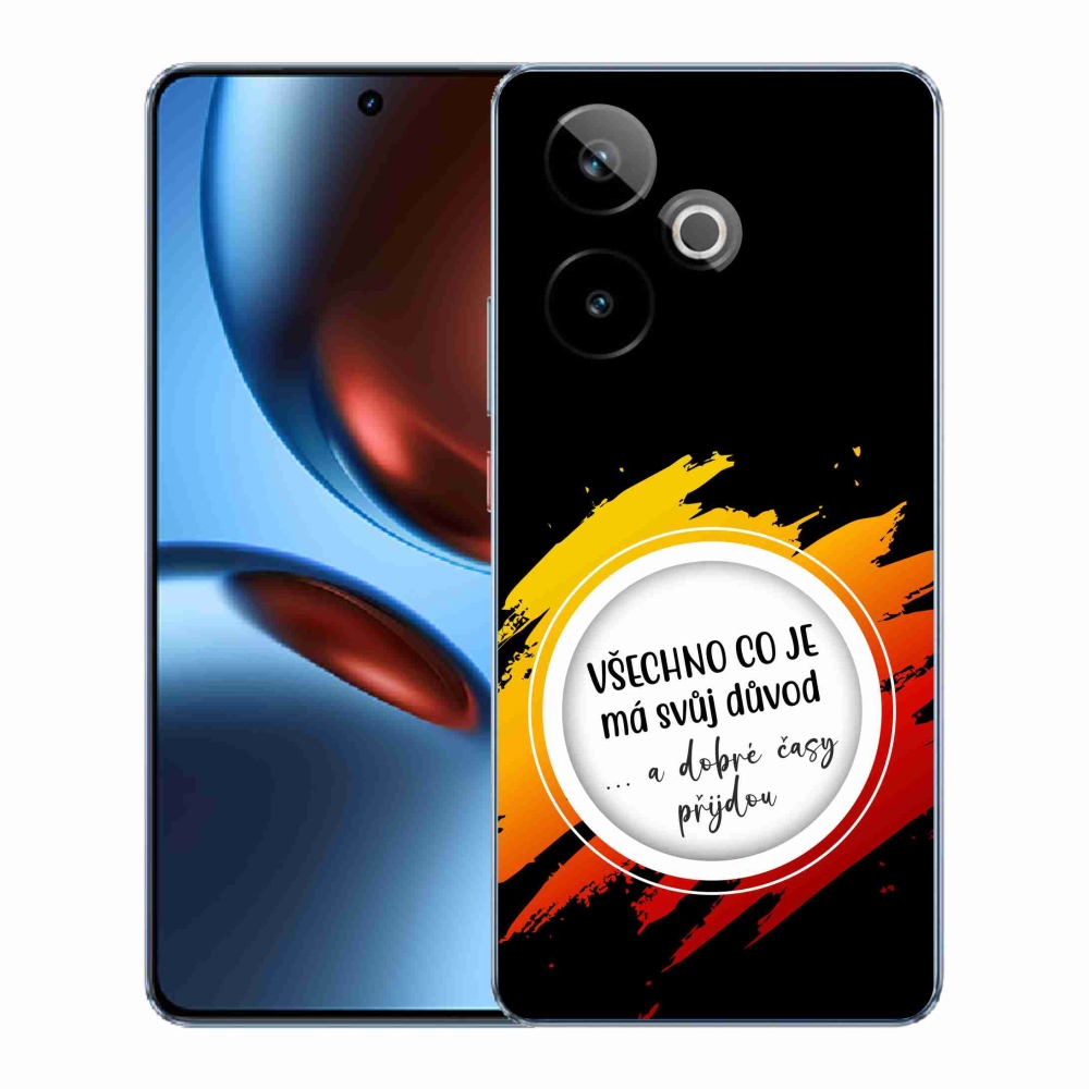 Gelový kryt mmCase na Realme GT 7 5G/GT 7T 5G - citát 3 černé pozadí