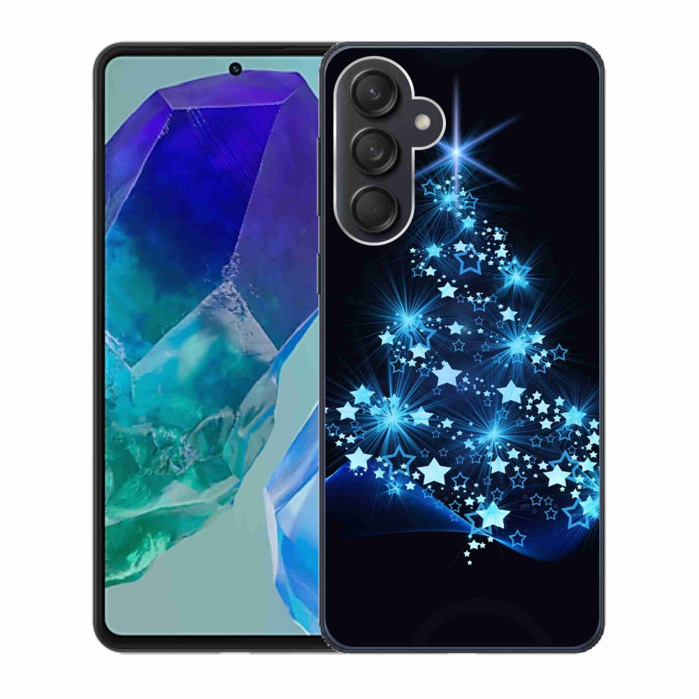 Gelový kryt mmCase na Samsung Galaxy M55 5G - vánoční stromek