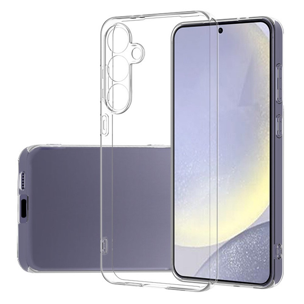 Průhledný gelový obal na Samsung Galaxy S24 FE - průhledný