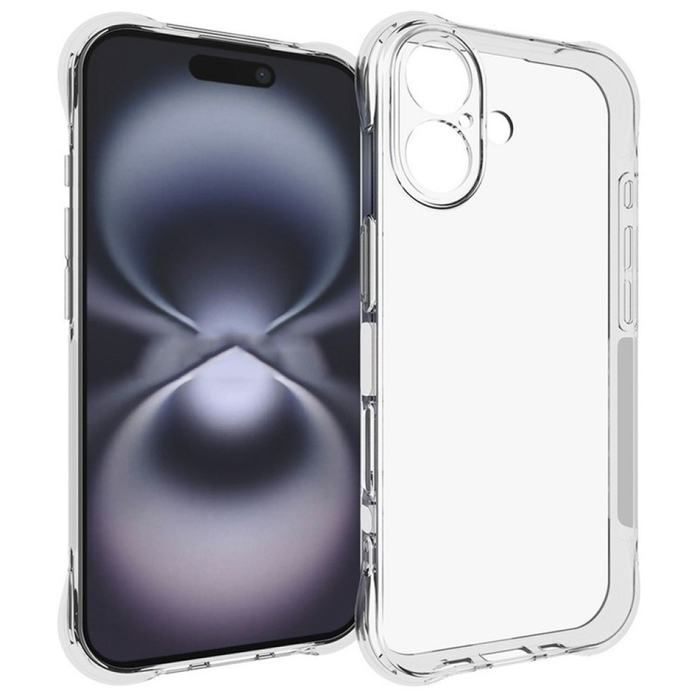 Průhledný gelový obal na mobil iPhone 17 - průhledný