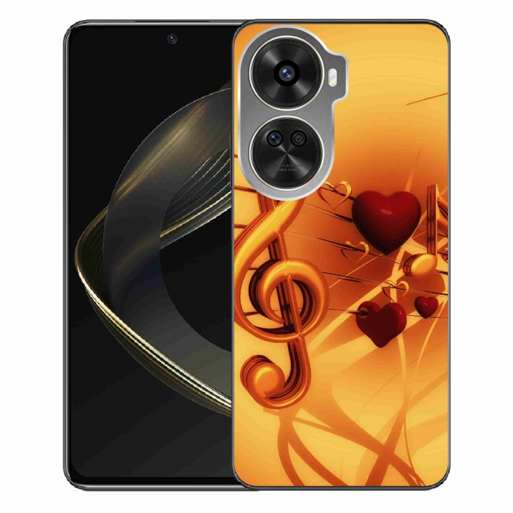 Gelový kryt mmCase na Huawei Nova 12 SE - noty