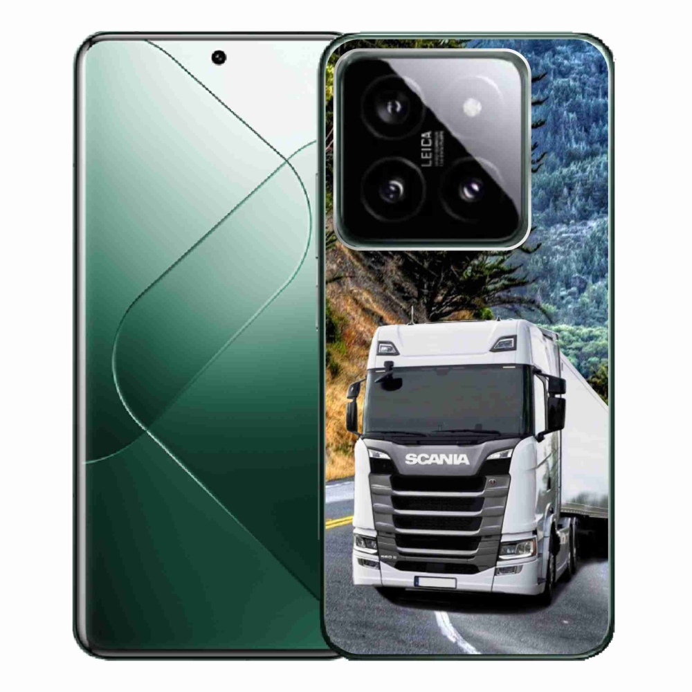 Gelový kryt mmCase na Xiaomi 14 Pro - kamion 1